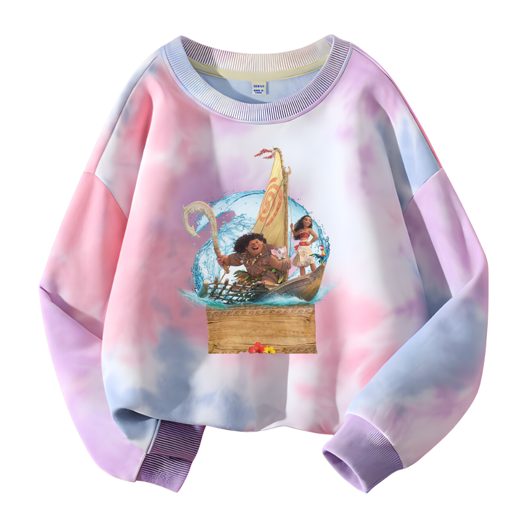 Kids' Personalized Moana Crewneck