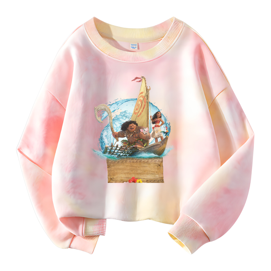 Kids' Personalized Moana Crewneck